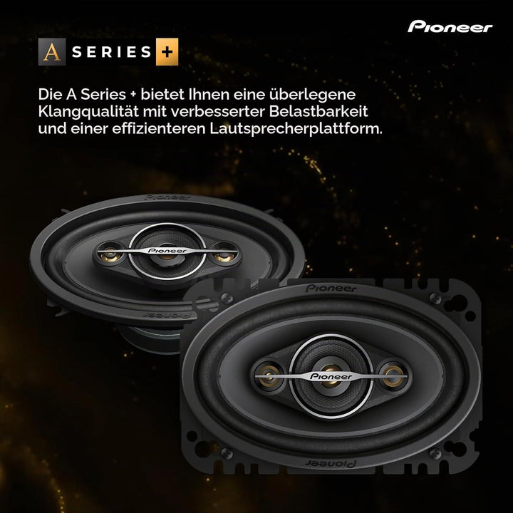 Pioneer TS-A4671F 4 x 6" 4-Weg-Koaxial-Lautsprecher Set mit 2 Lautsprechern (je 210 W max., 30 W Sin