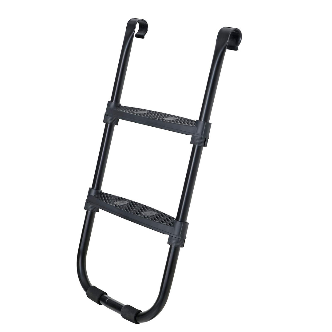 SONGMICS Trampolinleiter, rutschfeste Leiter für Trampoline, mit Metallgestell und Breiten Stufen, s