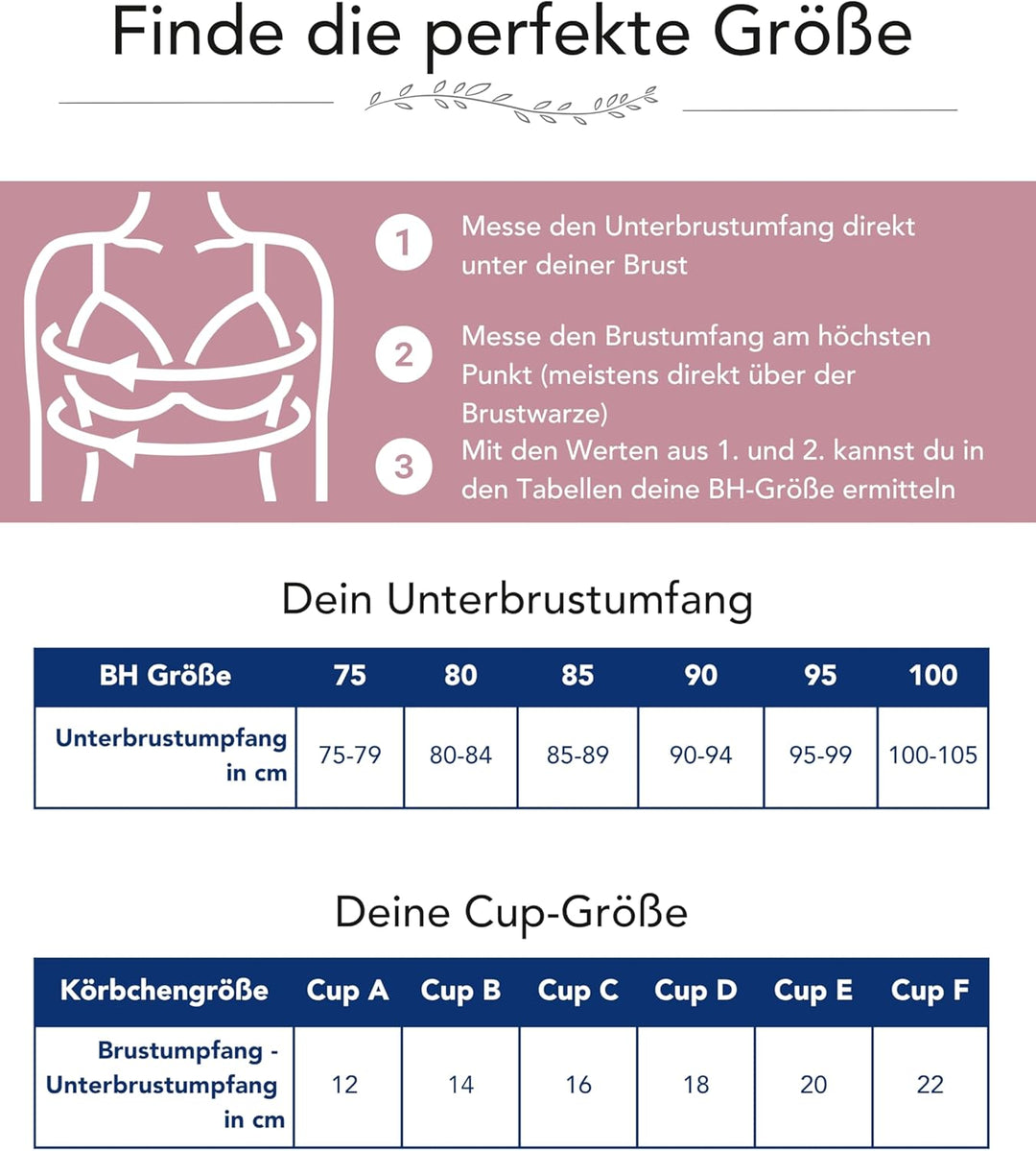 SUSA Wiesn-Zauber Dirndl BH I Bügel-Halbschalen BH mit floraler Spitze I Damen BH für ein atemberaub