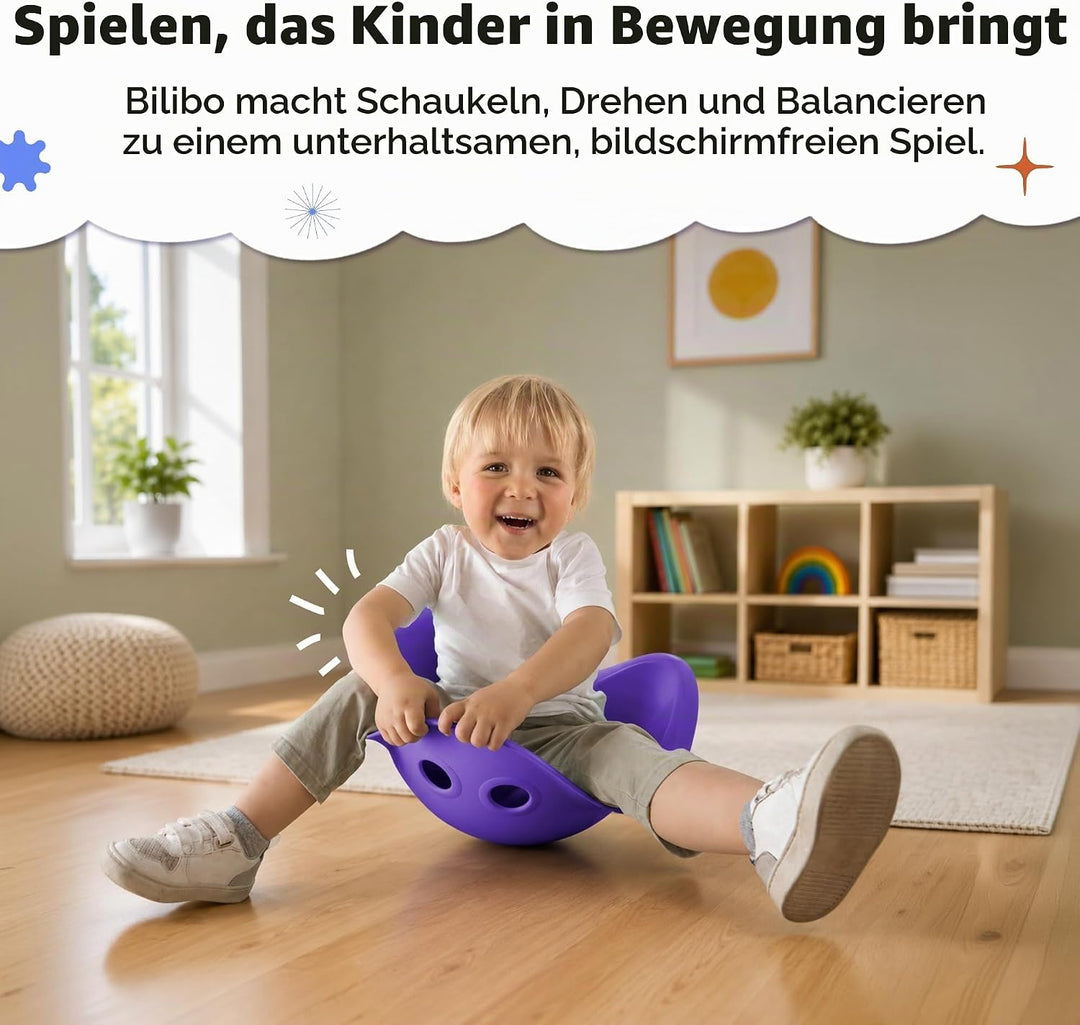 MOLUK 2843010 Bilibo violett, endlose Spiel-Möglichkeiten, Motorikspielzeug für Kinder ab 2 Jahren,