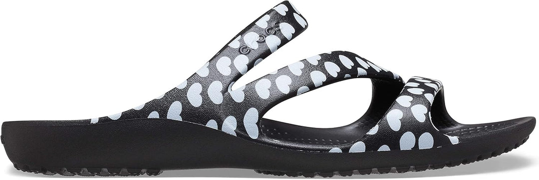 Crocs Damen Kadee Ii W Sandalen 36/37 EU Black White, 36/37 EU Black White