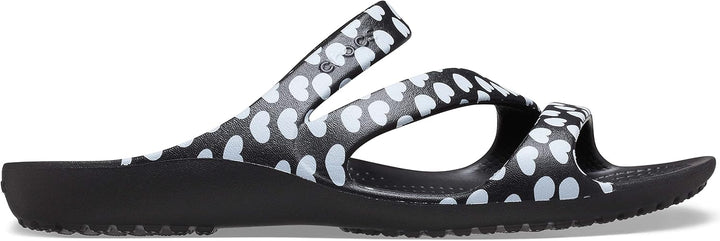 Crocs Damen Kadee Ii W Sandalen 36/37 EU Black White, 36/37 EU Black White