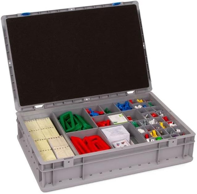 SuperSparSet 10x NextGen Einsatzkästen | HxBxT 20x18,2x13,3cm | 4,1 Liter | Grau | Einsatzkasten, Eu