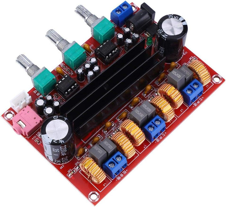 Verstärkerplatine, 2x50W + 100W 2,1-Kanal-Digital-Audio-Leistungsverstärker-Verstärkerplatine 12V-24
