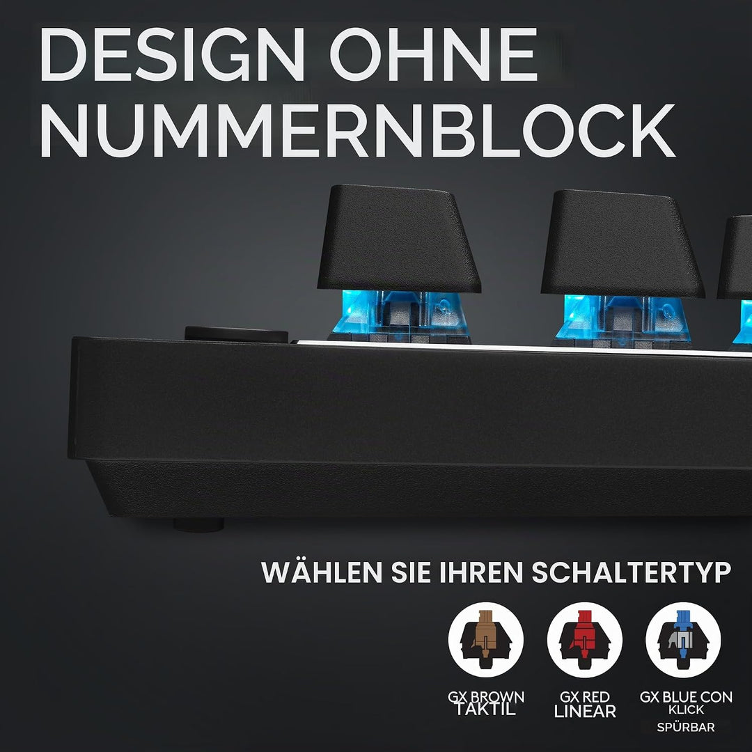 Logitech G Pro X TkL Lightspeed Kabellose Gaming-Tastatur - Schwarz - ESP - Tactile