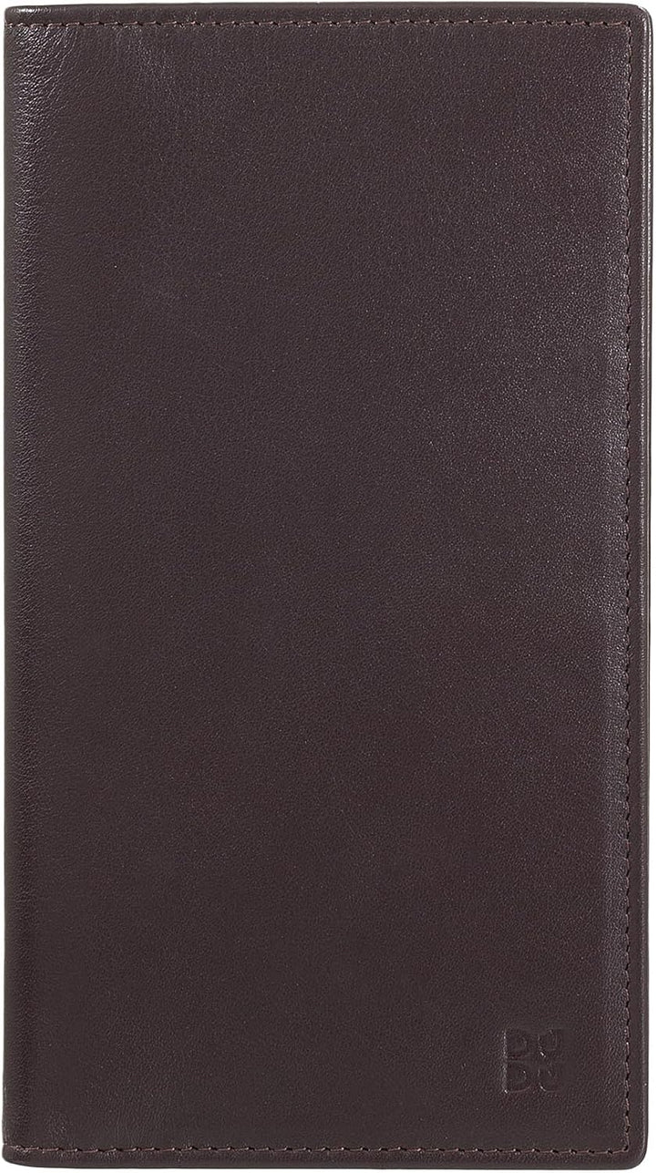 DUDU Brieftasche RFID-Schutz aus Leder bunt Gross mit 16 Karten-Fächern Dunkelburgundy, Dunkelburgun