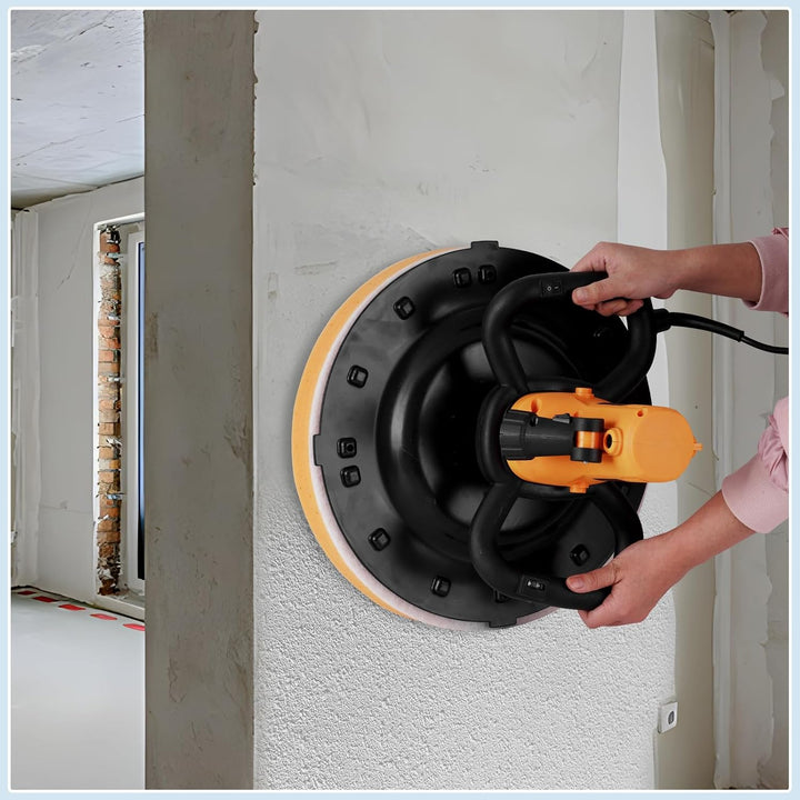 MXBAOHENG 1680 W Elektrische Wandglättmaschine mit 38 cm Schleifscheibe 6-Gang 80-600 U/min Tragbare