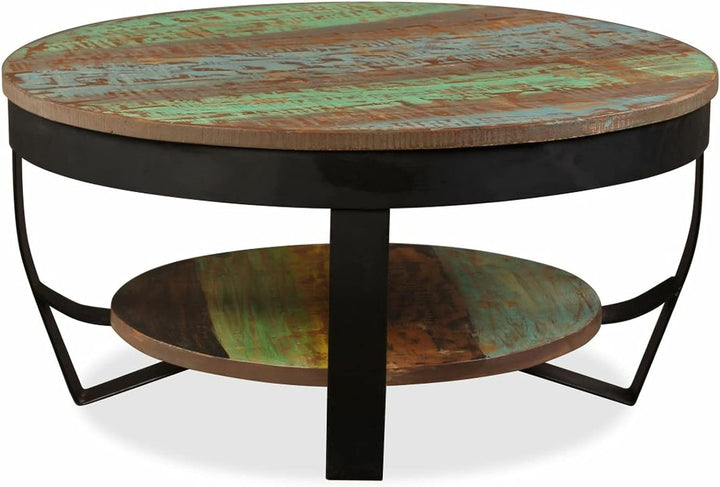 Gawany Couchtisch Raues Beistelltisch Wohnzimmer Sofatisch Kaffeetisch Industriellen Stil Altholz Ma