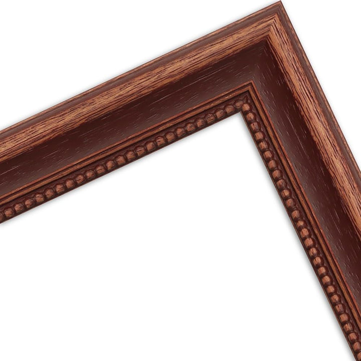 WANDStyle Bilderrahmen 30x60 Braun, Landhausstil Bilderrahmen Holz, hochwertiger Holzbilderrahmen, P