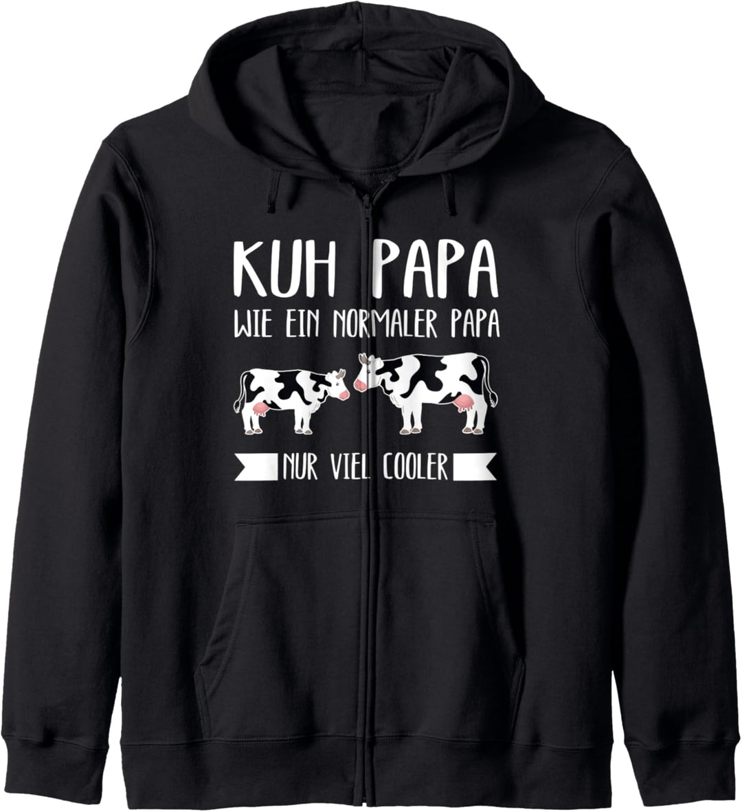 Kuh Papa Kühe Bauer Kapuzenjacke