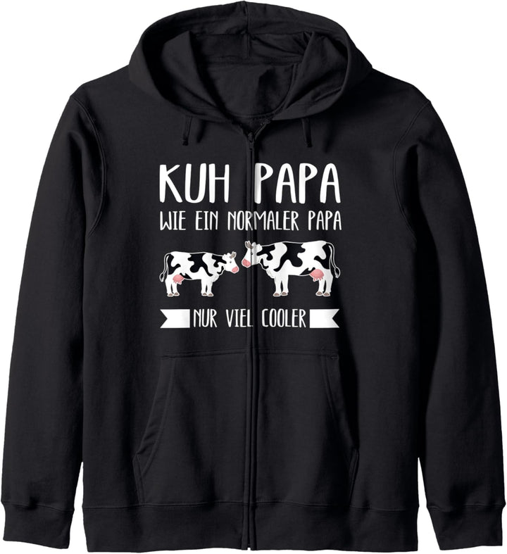 Kuh Papa Kühe Bauer Kapuzenjacke