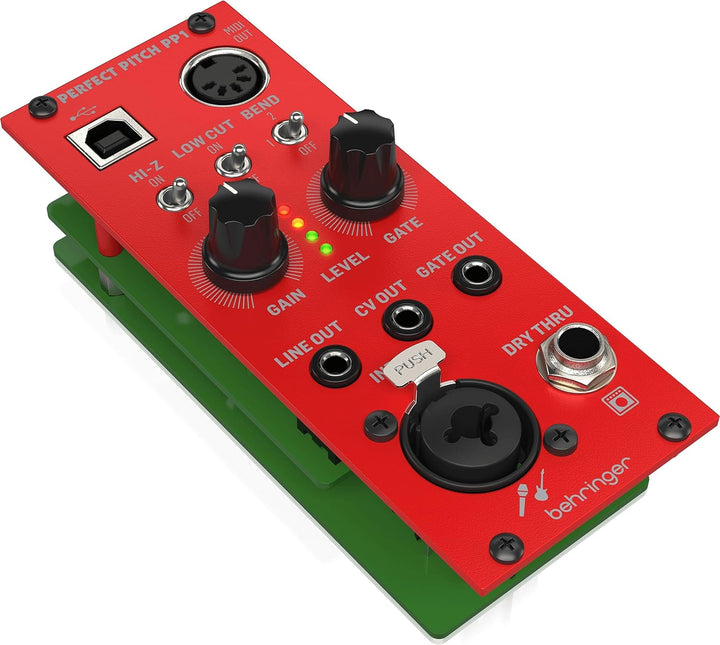 Behringer PERFECT PITCH PP1 Gitarren- und Audio-zu-MIDI-, USB- und CV-Konvertermodul für Eurorack