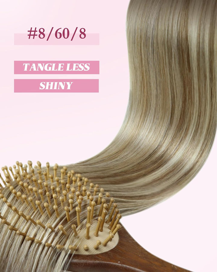 YoungSee Microring Extensions Ombre 60 cm Microring Extensions Echthaar 1g Ombre Micro Loop Extensio