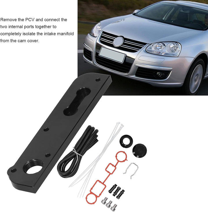 PCV Löschplatten Kit, PCV Lösch Bypass Reparatursatz Zubehör für Kaninchen/EOS 2.0T FSI Motoren