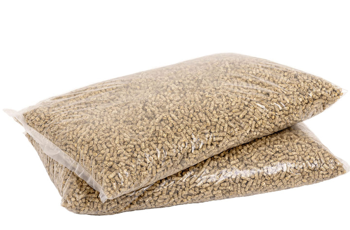 Jumbogras® Einstreu-Pellets aus Miscanthus|Elefantengras als Gross-Tier & Pferdeeinstreu, statt Stro