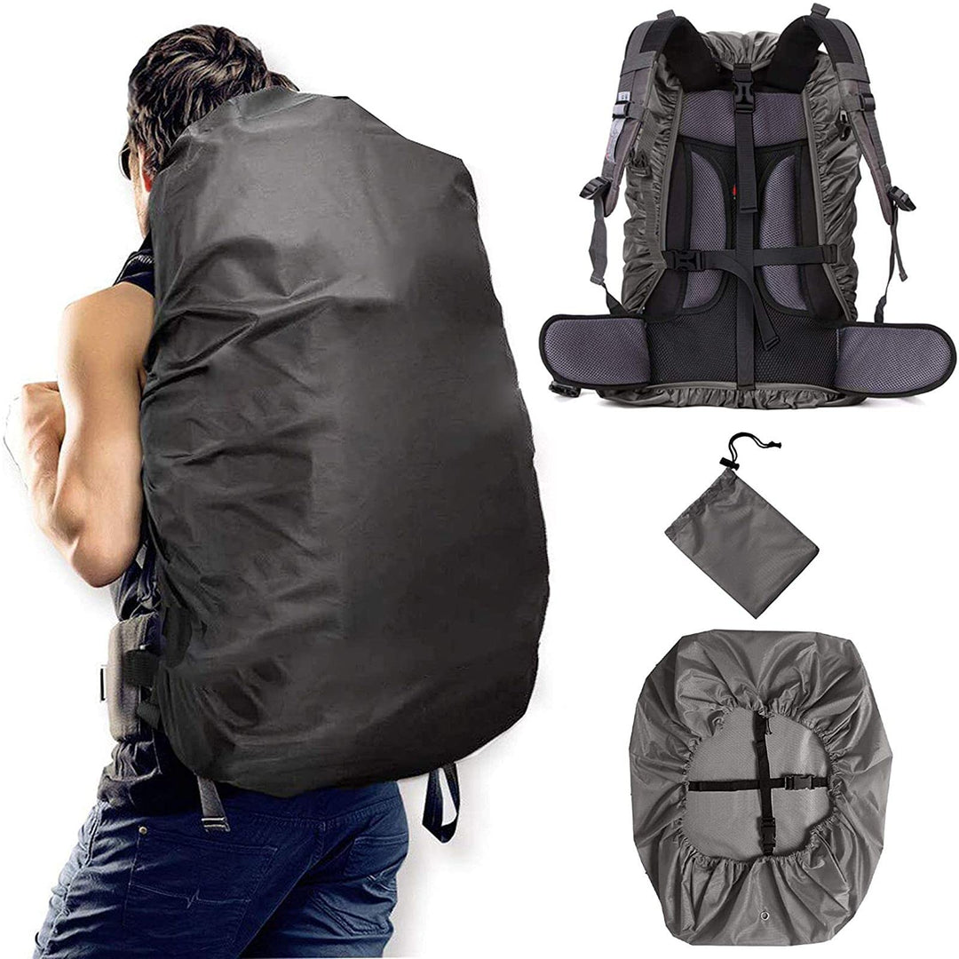 CKLHCFF Rucksack-Regenschutz (20-100L) Schwarz/Black S, Schwarz/Black S