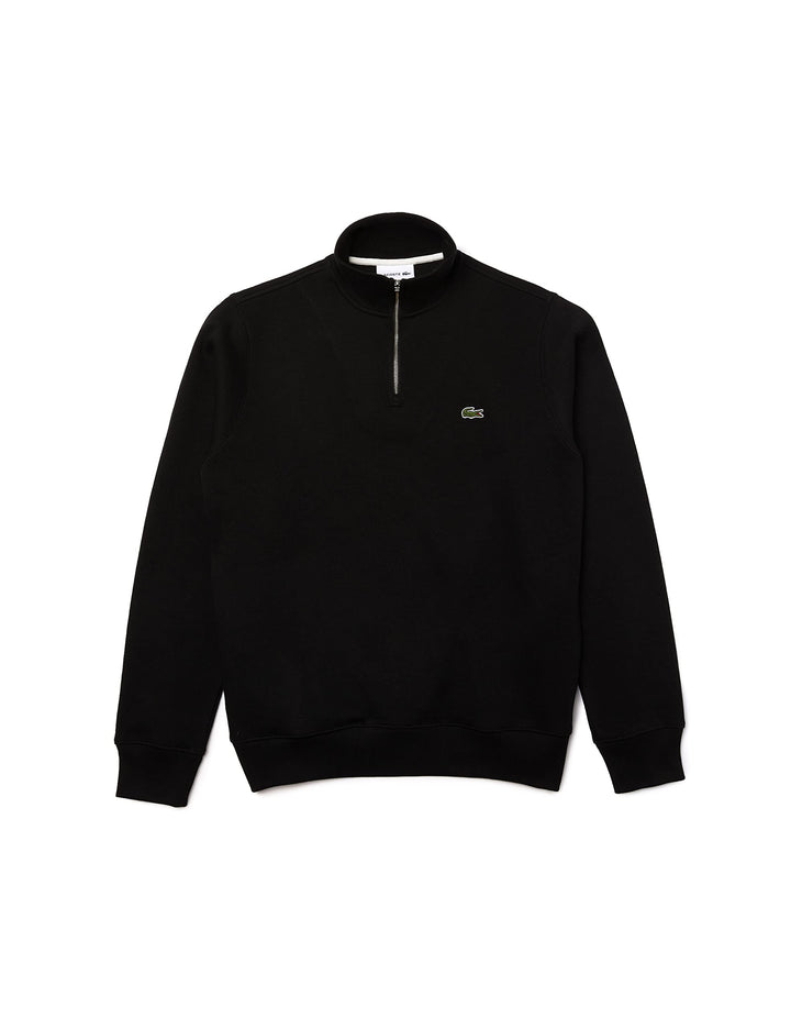 Lacoste Herren Sweatjacke SH1927, Männer Sweatshirt Reissverschluss,Regular Fit, Noir