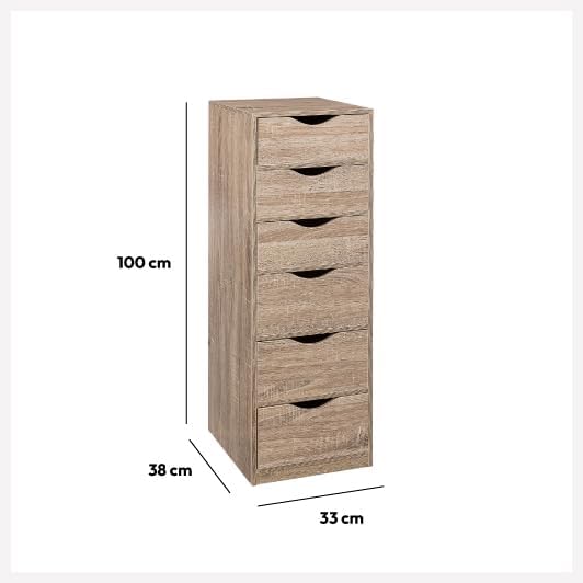 H confort xl FIVE Turm mit 6 Schubladen
