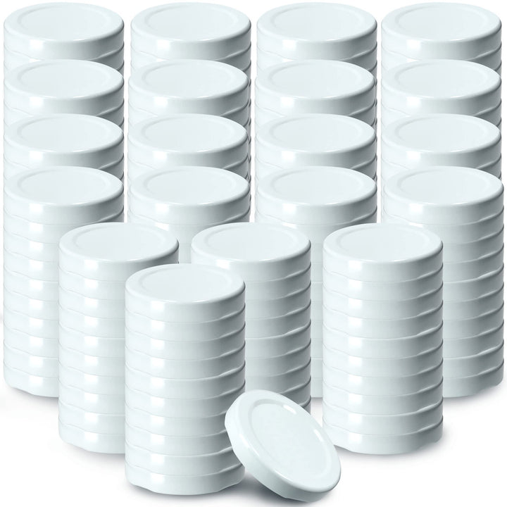 KADAX Schraubdeckel fi43 mm, Twist-Off-Deckel Set aus Metall, passend für 40ml Gläser, Ersatzdeckel