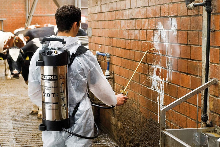 GLORIA Hochleistungssprühgerät 510 TK Profiline | 10 L Füllinhalt | Profi-Drucksprüher aus rostfreie