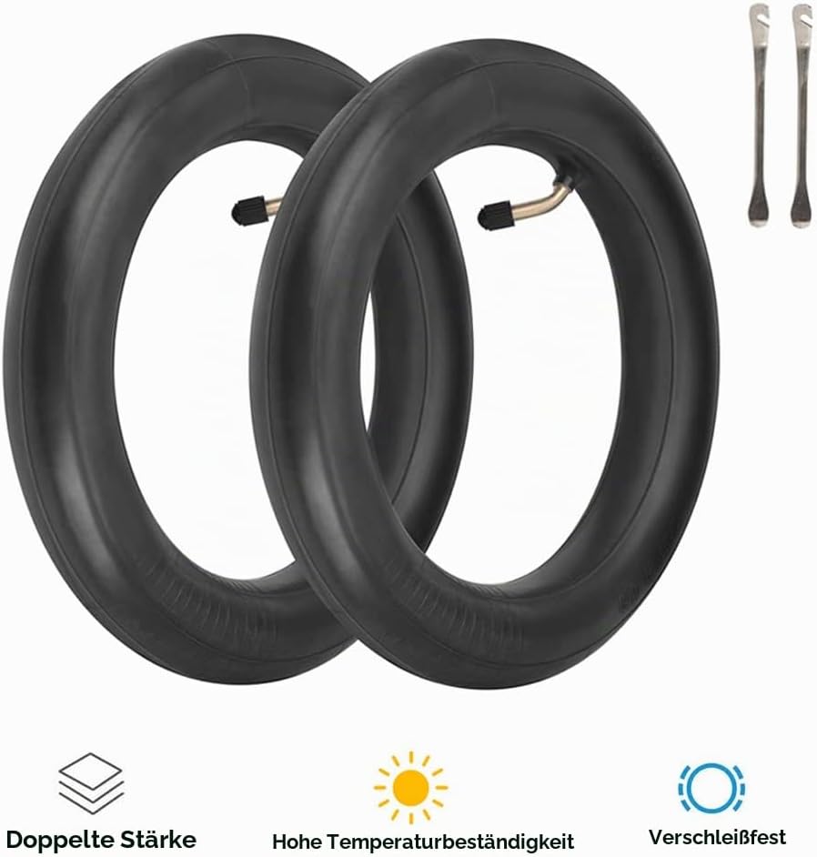 12 Zoll Kinderwagen Schlauch 12 1/2"x 2 1/4" Fahrradschlauch+ Montagehebeln, Innenschlauch Mit Winke