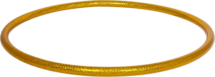 Hoopomania Kinder Hula Hoop Reifen, Hologramm Muster, Ø60/70/80cm Ø60cm Gelb, Ø60cm Gelb