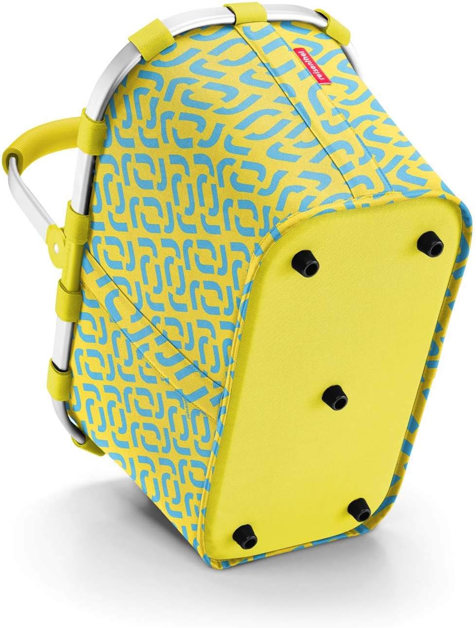 reisenthel Carrybag Trolley mit Schwenkrollen, 48 x 29 x 28 cm Signature Lemon, Signature Lemon