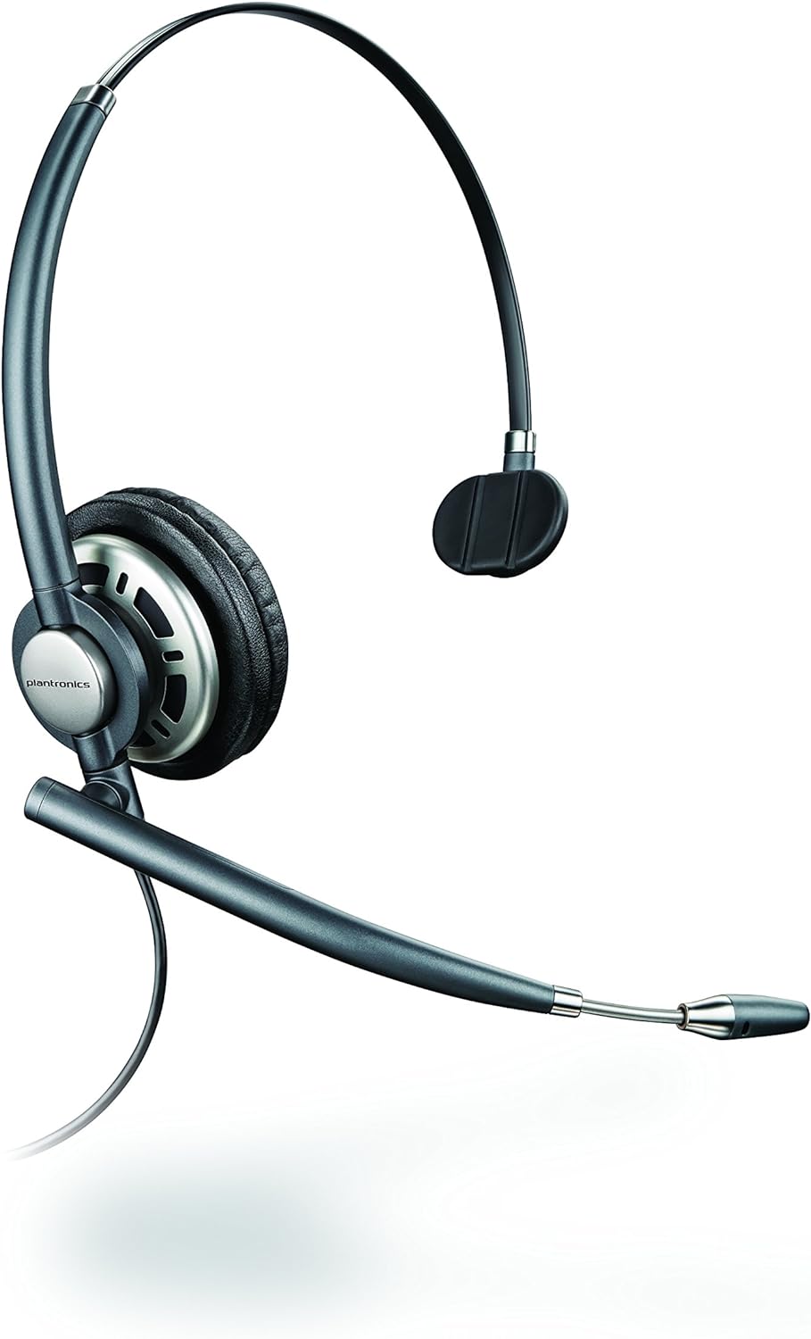 Plantronics HW710N Monaural QD Kopfhörer, Anthrazit Single, Single