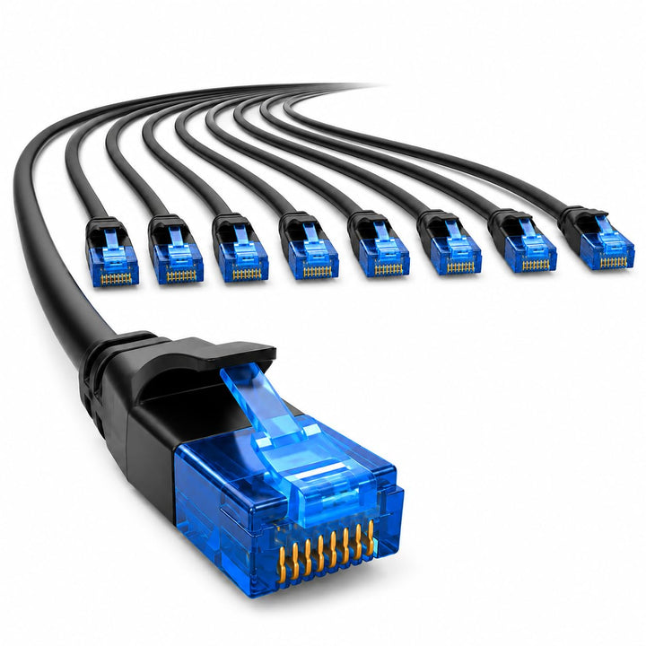 1aTTack.de 660370 Cat6 Cat.6 Kabel Cat Netzwerkkabel 7,5m - Patchkabel Slim Kabel (Kleiner Durchmess