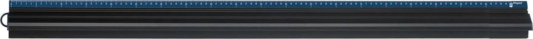 Maped M178100 - Schneidlineal Quadra, 100 cm aus Aluminium, schwarz