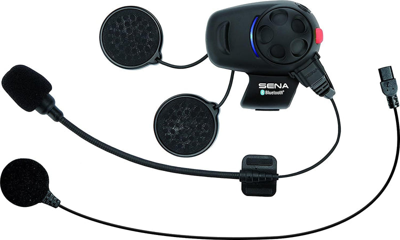 Sena SMH5 Bluetooth-Kommunikationssystem für Motorräder und Roller mit Kabel- und Schwanenhalsmikrof