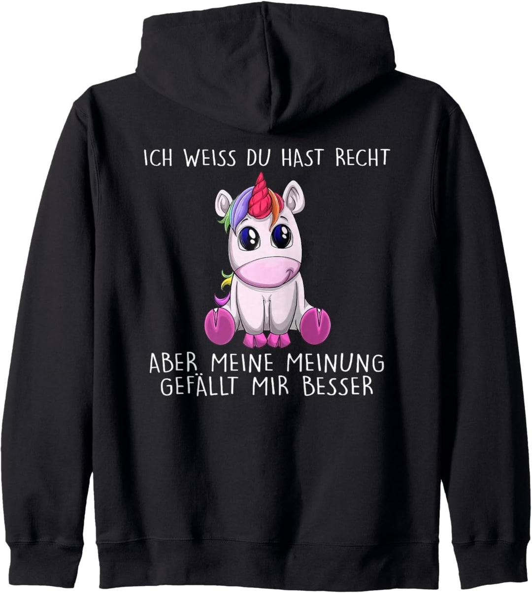 ich weiss du hast recht aber meine meinung gefällt mir Kapuzenjacke