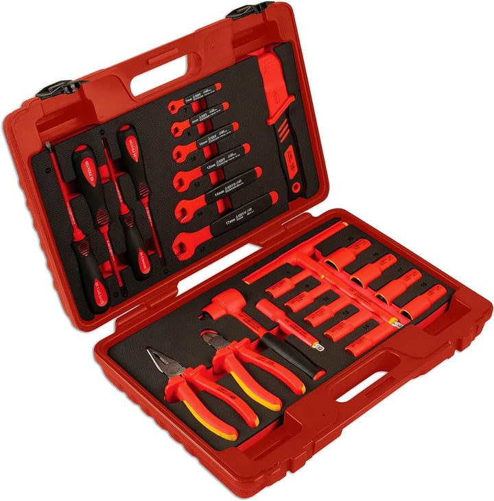Laser 6150.0 Isoliertes Werkzeugsatz, 3/8 Zoll Antrieb, 25-Teilig