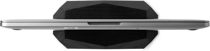 Oakywood Vertikaler Laptopständer, Naturholz, verstellbare Dockingstation, für Geräte bis zu 2 cm Di