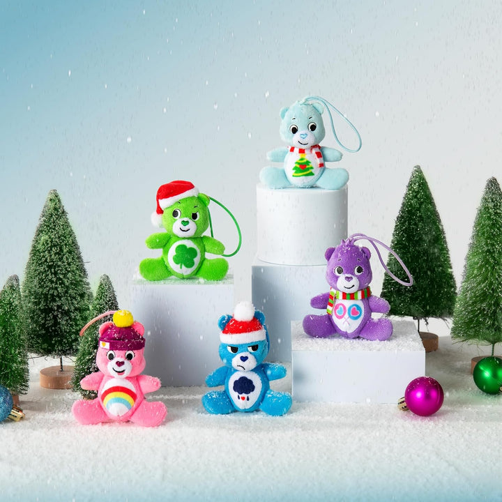 Care Bears Micro Teenies Holiday 5er-Pack Schatztruhe – Weihnachtsedition mit Cheer Bear, Grumpy Bea