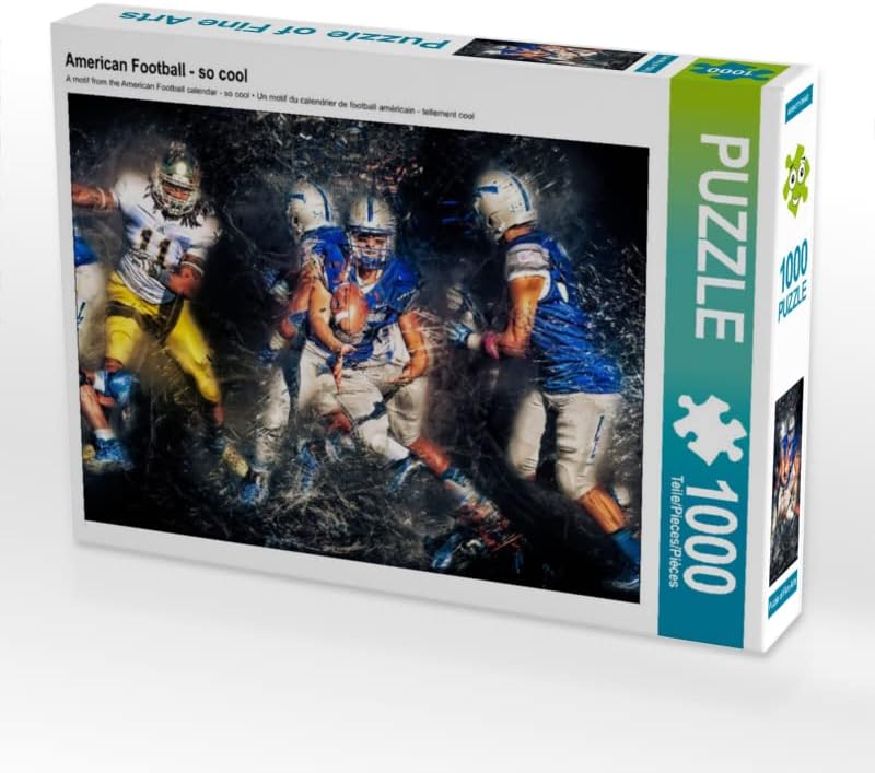 CALVENDO Puzzle American Football - so cool 1000 Teile Lege-Grösse 64 x 48 cm Foto-Puzzle Bild von P