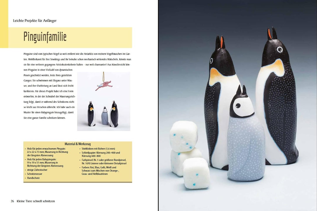 Kleine Tiere schnell schnitzen: Restholz kreativ verwenden, Taschenbuch