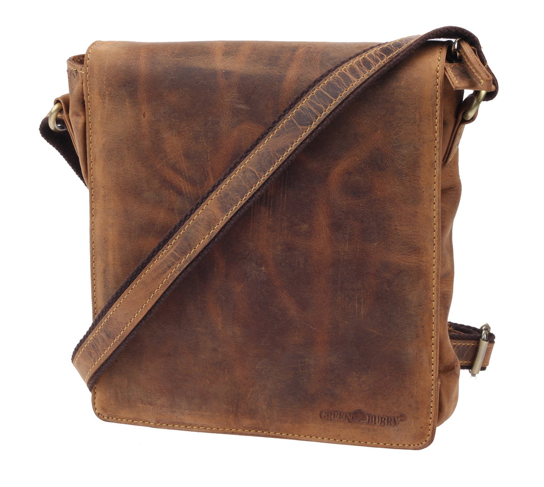 Green Burry Vintage Original Vintage Shoulderbag small 1636, Umhängetasche Braun, Braun