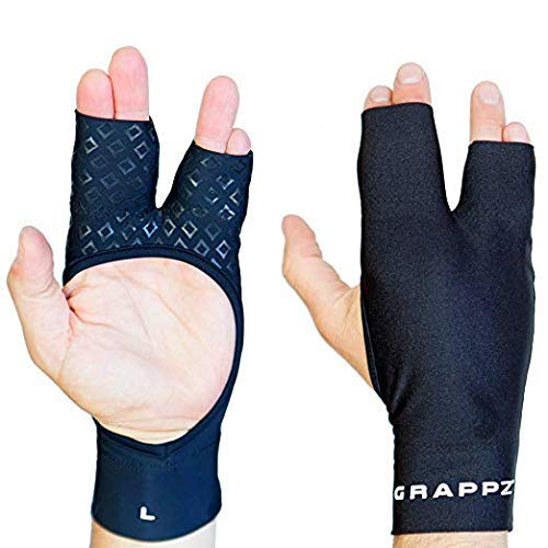 Grappz - Jiu Jitsu BJJ Finger Tape Alternative Kompression Grappling Handschuhe V1, M