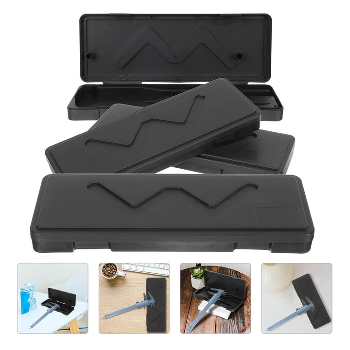 4 Stück Tragbare Messschieber Aufbewahrungsbox aus Robustem Kunststoff Kompakte Caliper Organizer Bo