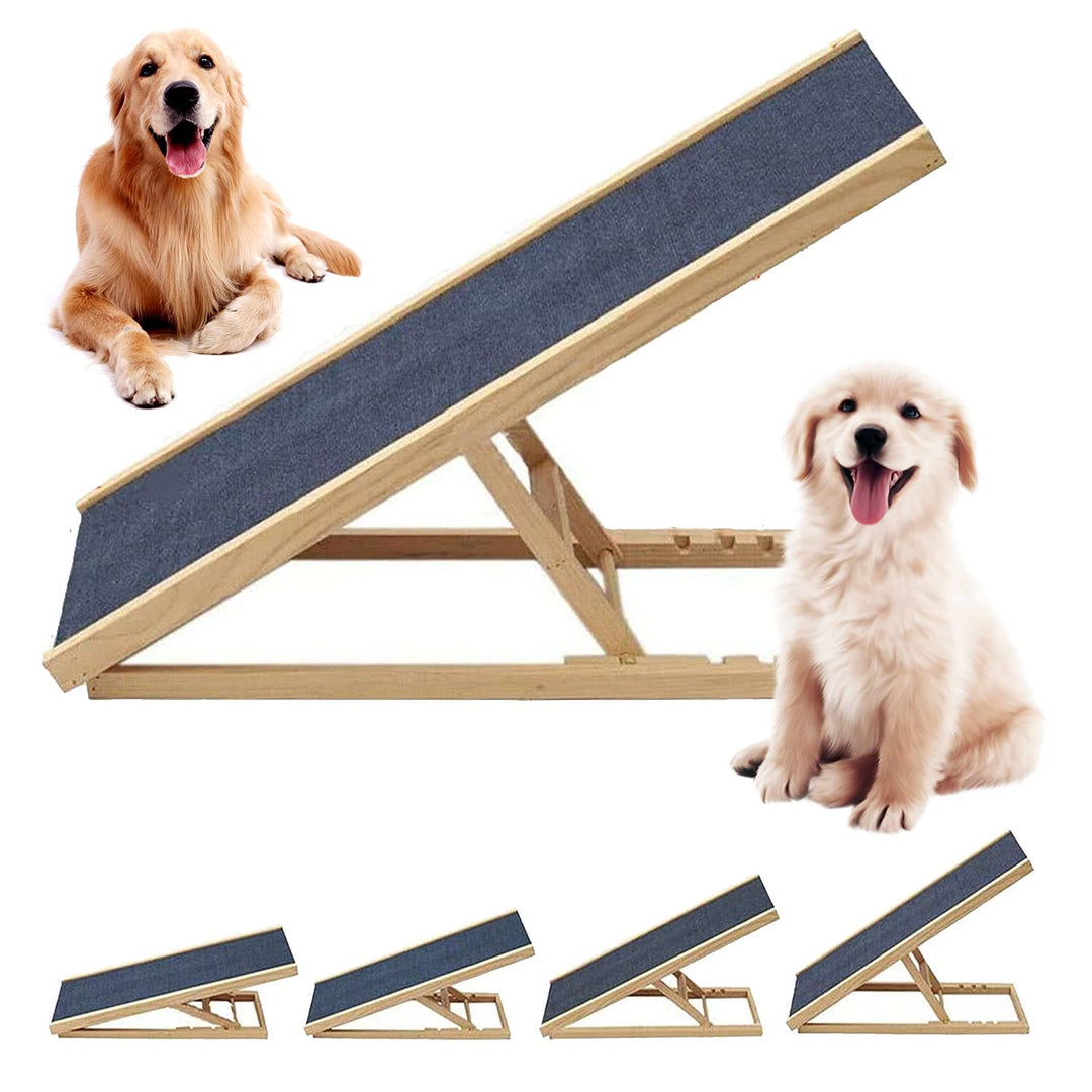 Hunderampe Hundetreppe Hundeautorampe Kofferraumrampe Klappbar für Kleine Hunde Katzen Hundeeinstieg