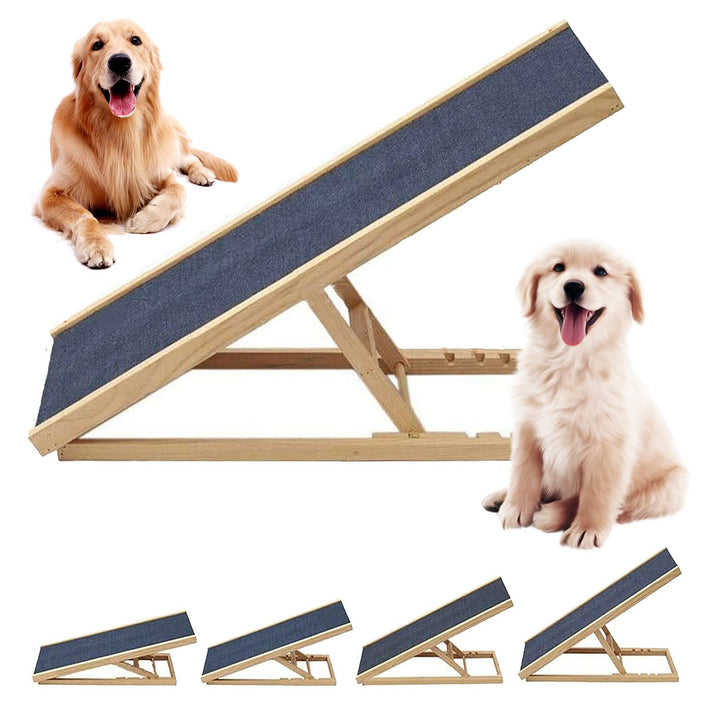 Hunderampe Hundetreppe Hundeautorampe Kofferraumrampe Klappbar für Kleine Hunde Katzen Hundeeinstieg