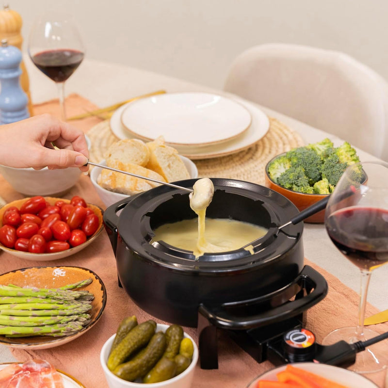 Tristar Elektrische Fondue-Set für bis zu 8 Personen, 1,5 Liter Fassungsvermögen, inklusive Edelstah