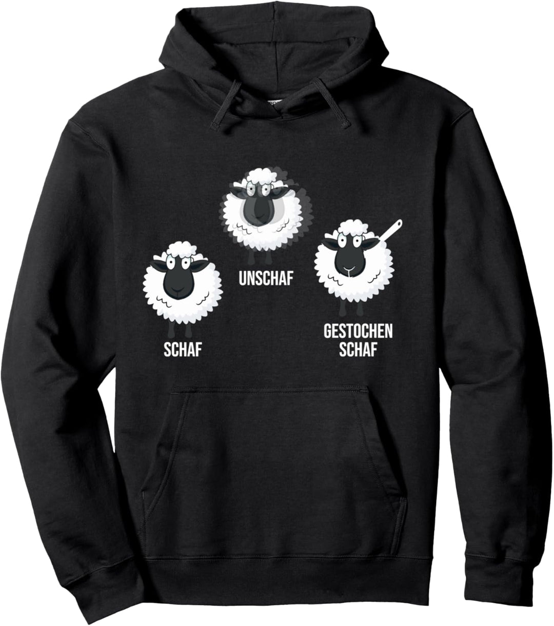 Fotografieren Kamera Schaf Unschaf Wortwitz Fotograf Pullover Hoodie