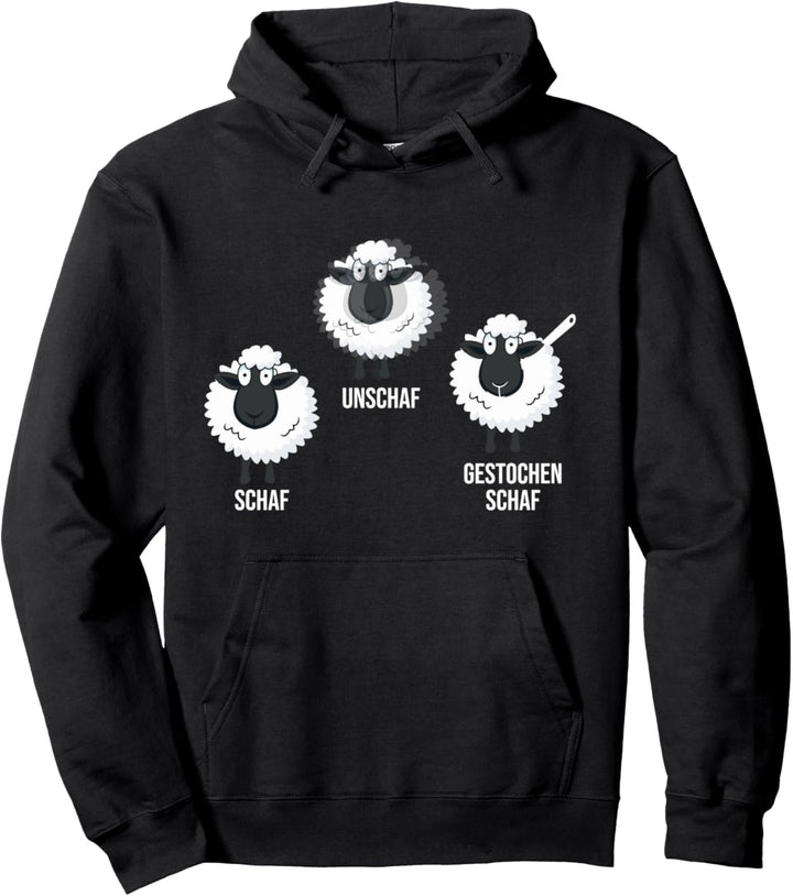 Fotografieren Kamera Schaf Unschaf Wortwitz Fotograf Pullover Hoodie