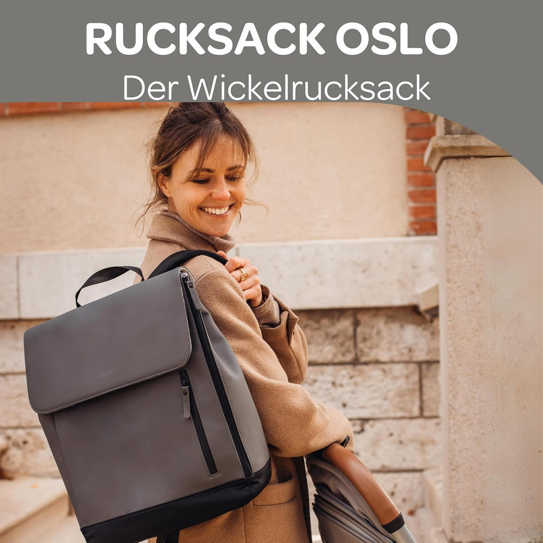 Béaba, Wickeltasche, Rucksack, Wasserdicht Anthrazit, Anthrazit