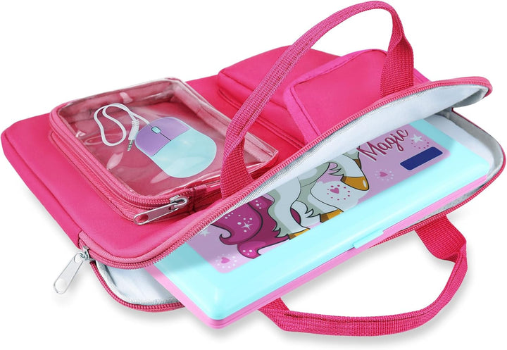 Annmore Tasche für Edurino Stift und für 2 bis 3 Figuren, Kinder Tablet Tasche kompatibel mit Lexibo