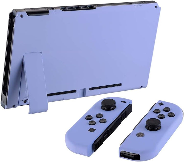 eXtremeRate Hülle Case für Nintendo Switch Joycon/Konsole, Rückgehäuse&Kickstand für Switch Console,
