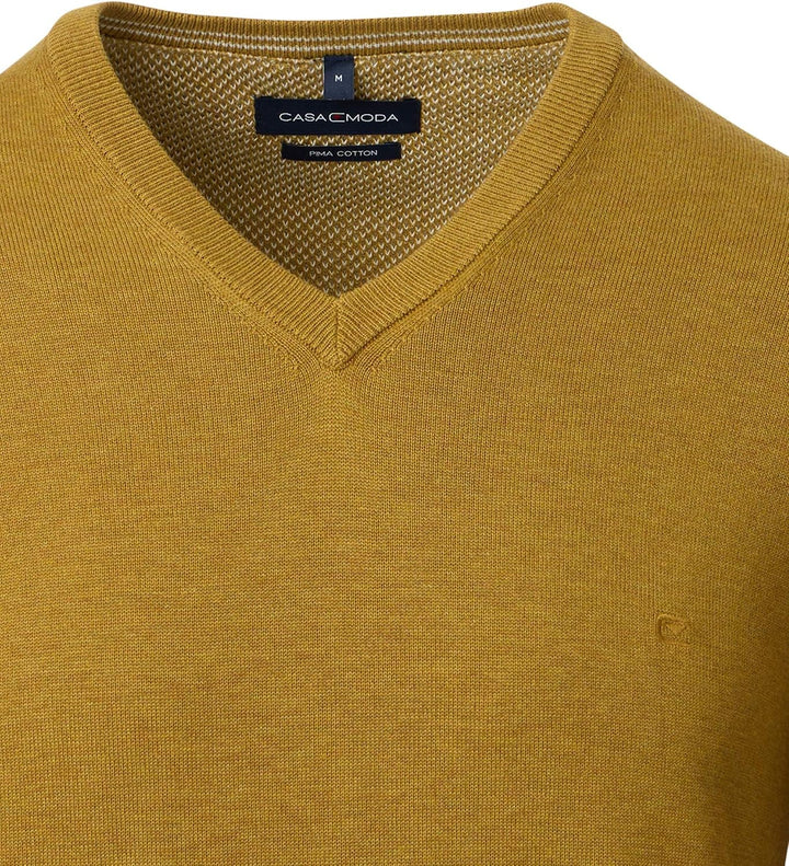 CASAMODA Herren Pullover S Gelb, S Gelb