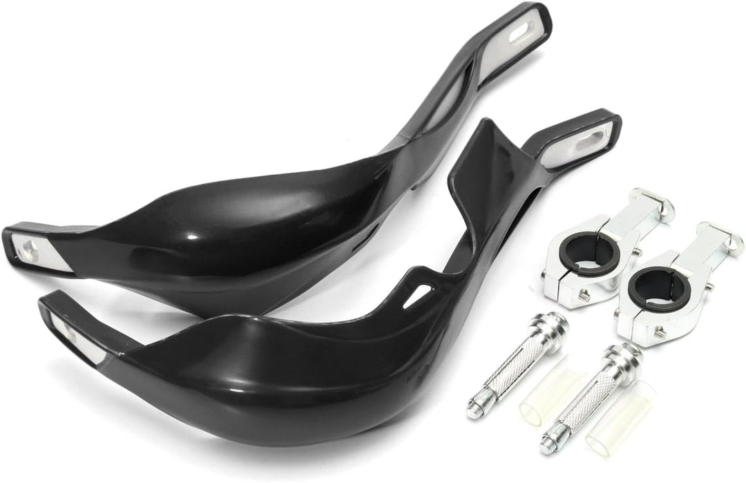 C-FUNN 28Mm Lenker Handwache Hand Guard Motorrad Pit Dirt Bike ATV Universal - Schwarz, Schwarz